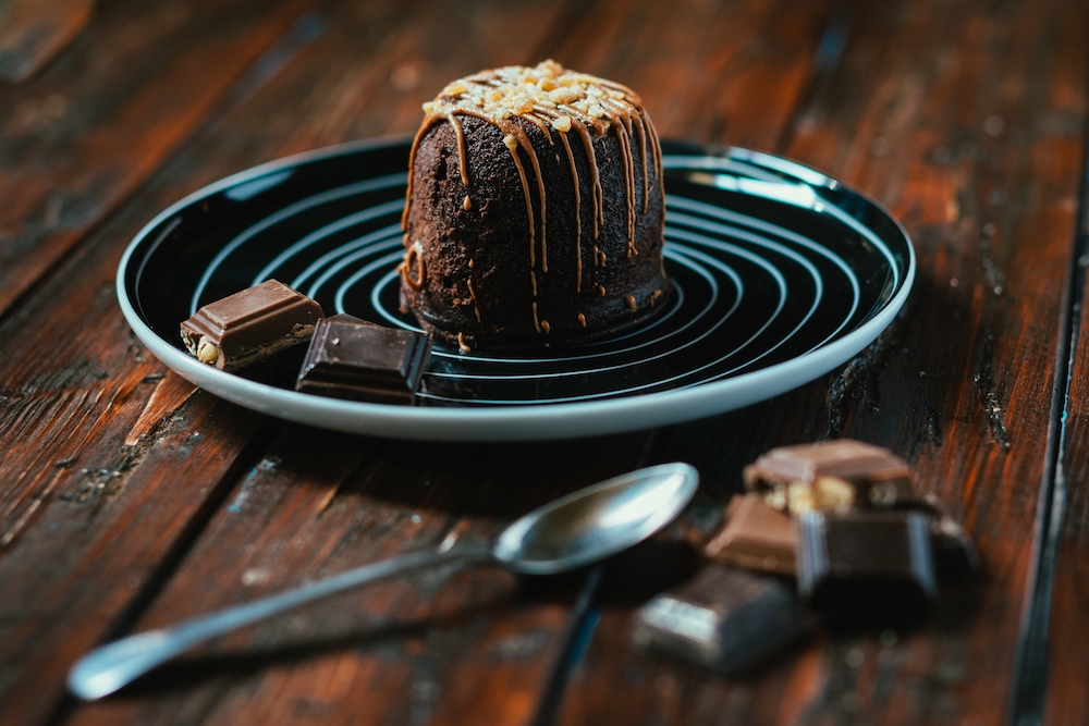 Een heerijk chocolade lava cake