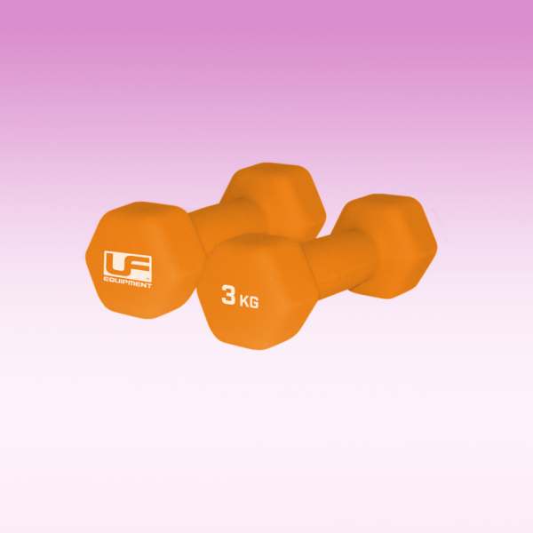 Dumbbell set orange | 3 KG